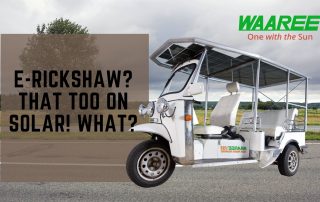 E-Rickshaw Run On A Solar Panel