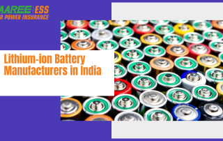 Lithium-ion Battery Manufacturers In India