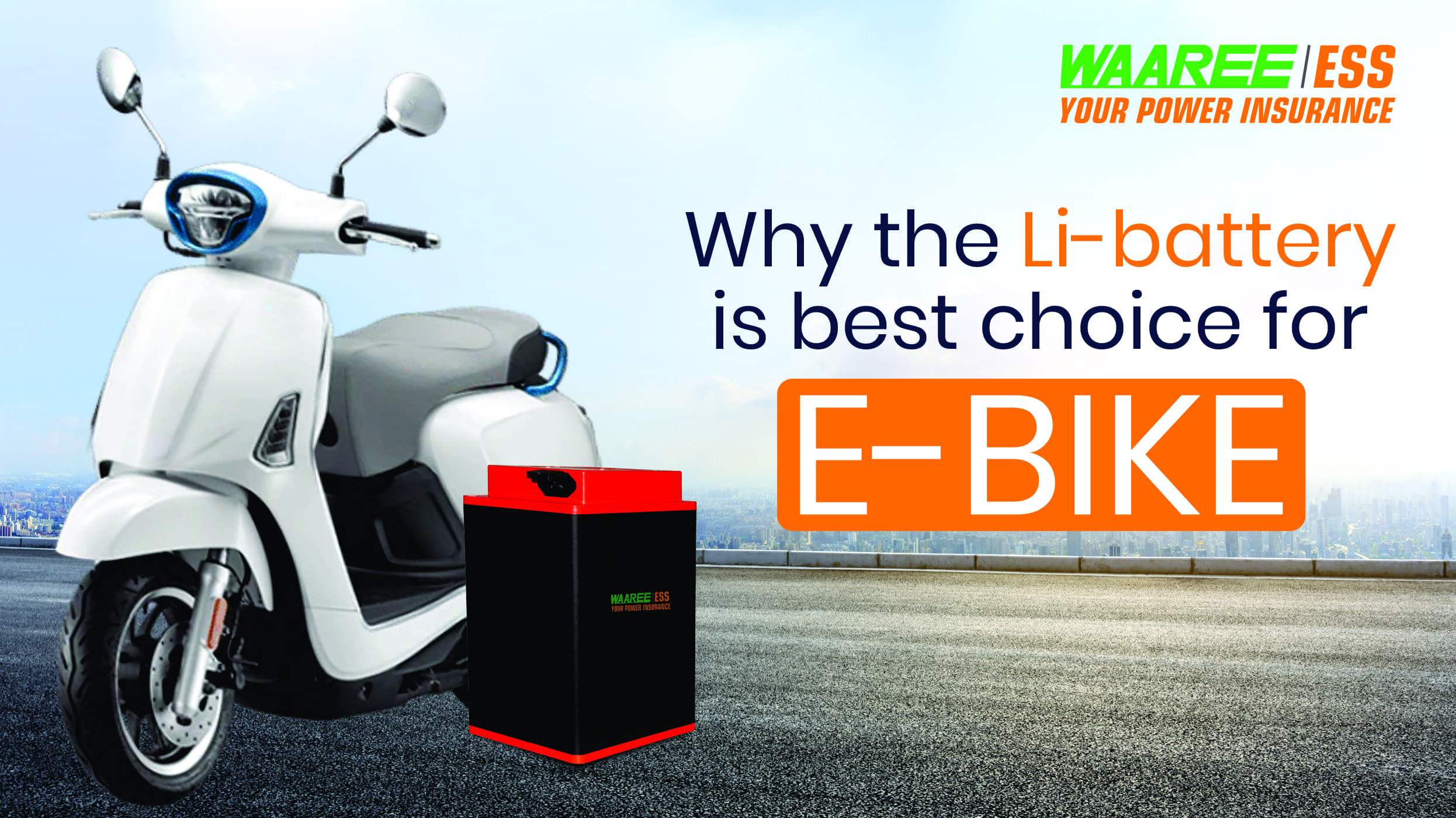 Why the Li-battery is the Best Choice for E-Bike